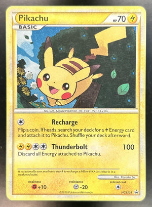 Pikachu HGSS Black Star Promos #HGSS03 LP
