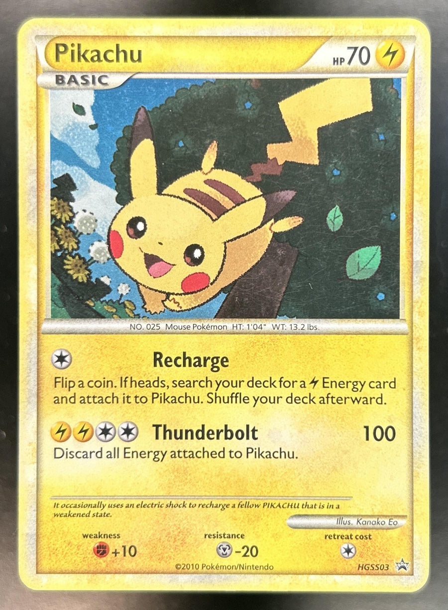 Pikachu HGSS Black Star Promos #HGSS03 LP
