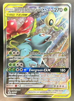 Celebi & Venusaur Tag Team SM Black Star Promos #SM167 LP