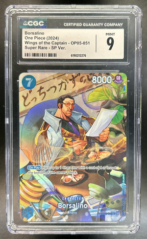 Borsalino Wings of the Captain #OP05-051 Special Card CGC 9