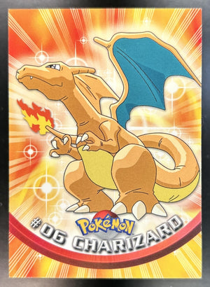 Charizard #6 Black Topps Logo