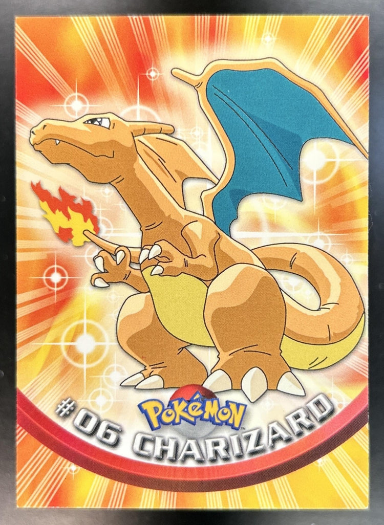 Charizard #6 Black Topps Logo