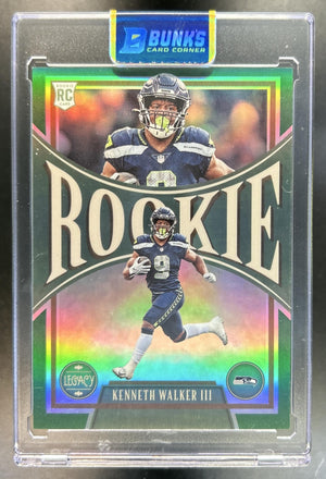 Kenneth Walker III 2022 Panini Chronicles #211 Legacy Update Green 30/49 RC Seahawks