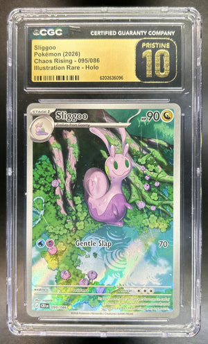 Sliggoo Mega Evolution Chaos Rising #095/086 Illustration Rare CGC Pristine 10