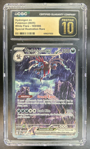 Hydreigon ex White Flare #169/086 Special Illustration Rare CGC Pristine 10