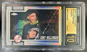 Cody Bellinger 2026 Topps Chrome #2 Image Variation Yankees CGC Pristine 10