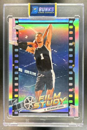 Victor Wembanyama 2023-24 Topps Chrome #FS-13 Film Study RC Spurs