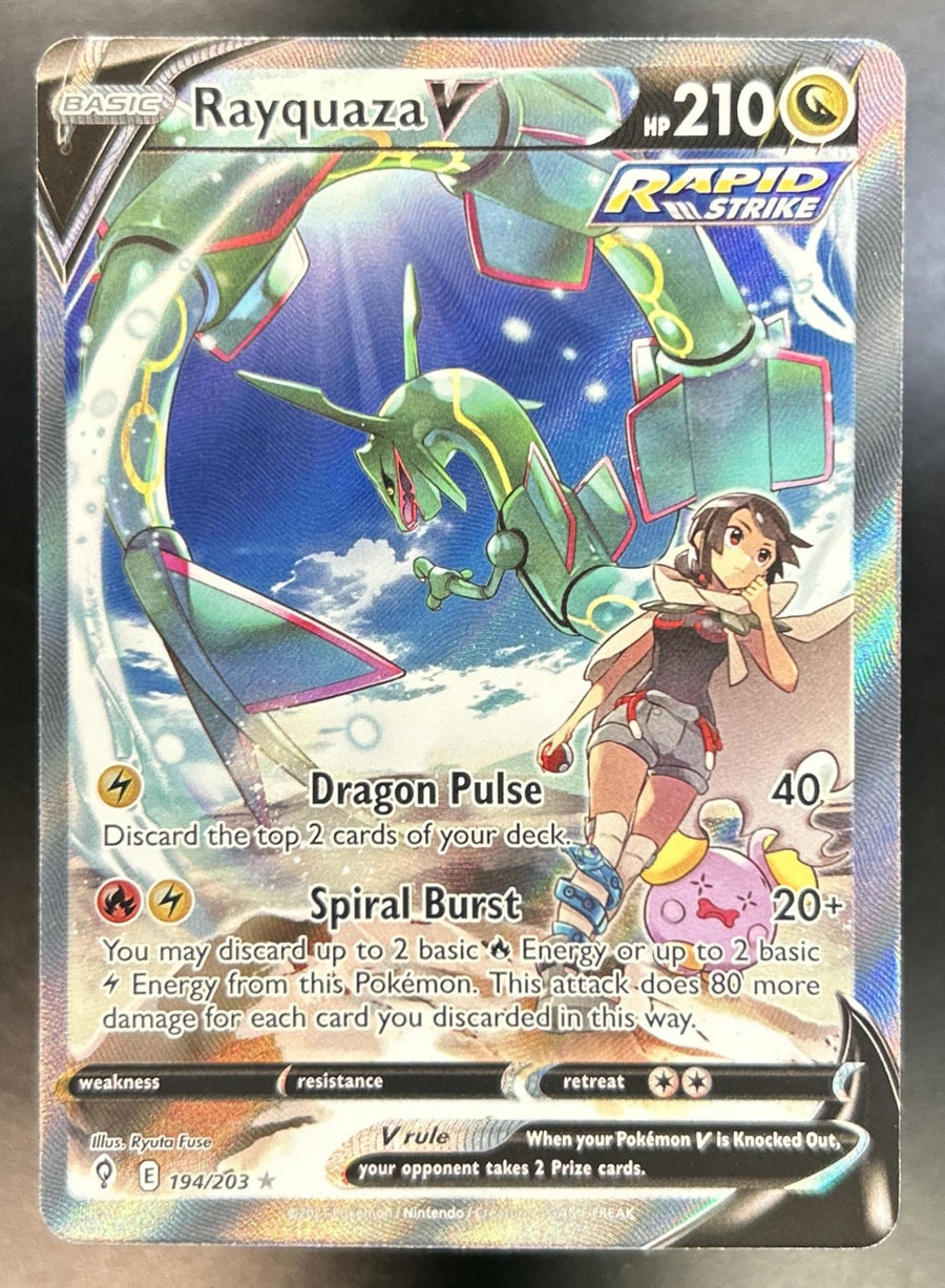 Rayquaza V front image