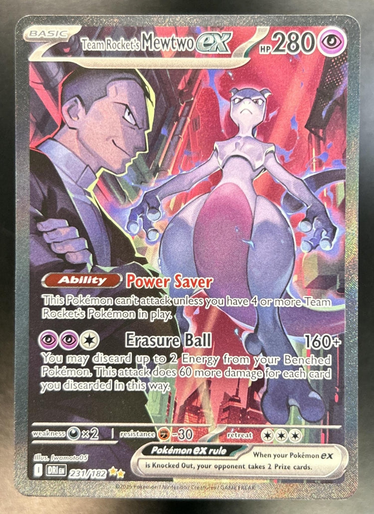 Team Rocket's Mewtwo ex front image