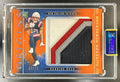 TreVeyon Henderson 2025 Panini Origins #RJY-THN Rookie Jumbo Jersey Orange 57/75 RC Patriots