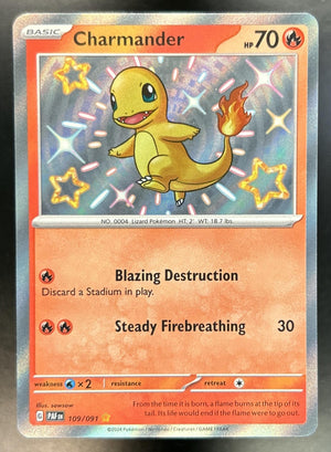 Charmander Paldean Fates #109/091