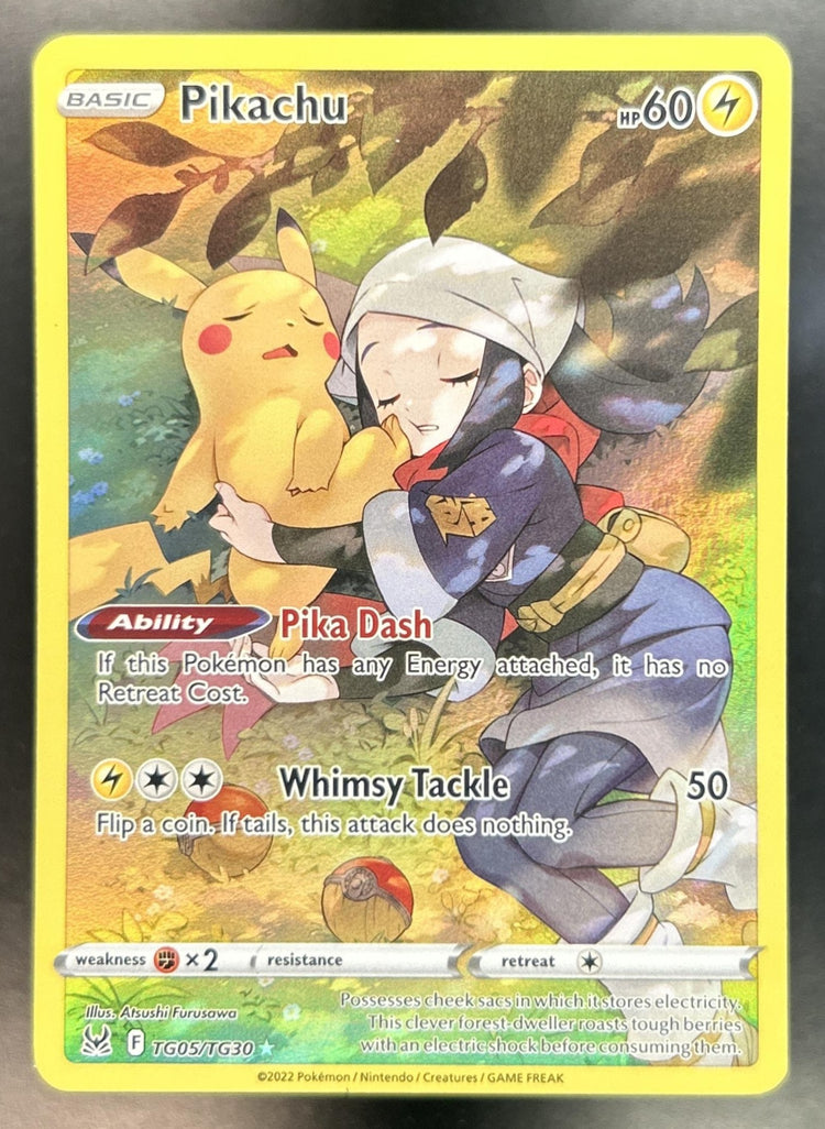 Pikachu Sword & Shield Lost Origin #TG05/TG30 Trainer Gallery