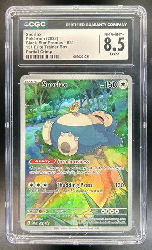 Snorlax SV Black Star Promos #051 2023 CGC 8.5