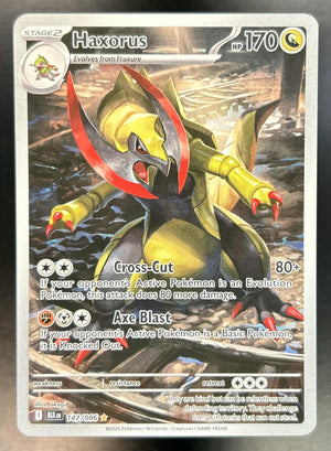 Haxorus Black Bolt #147/086 Illustration Rare