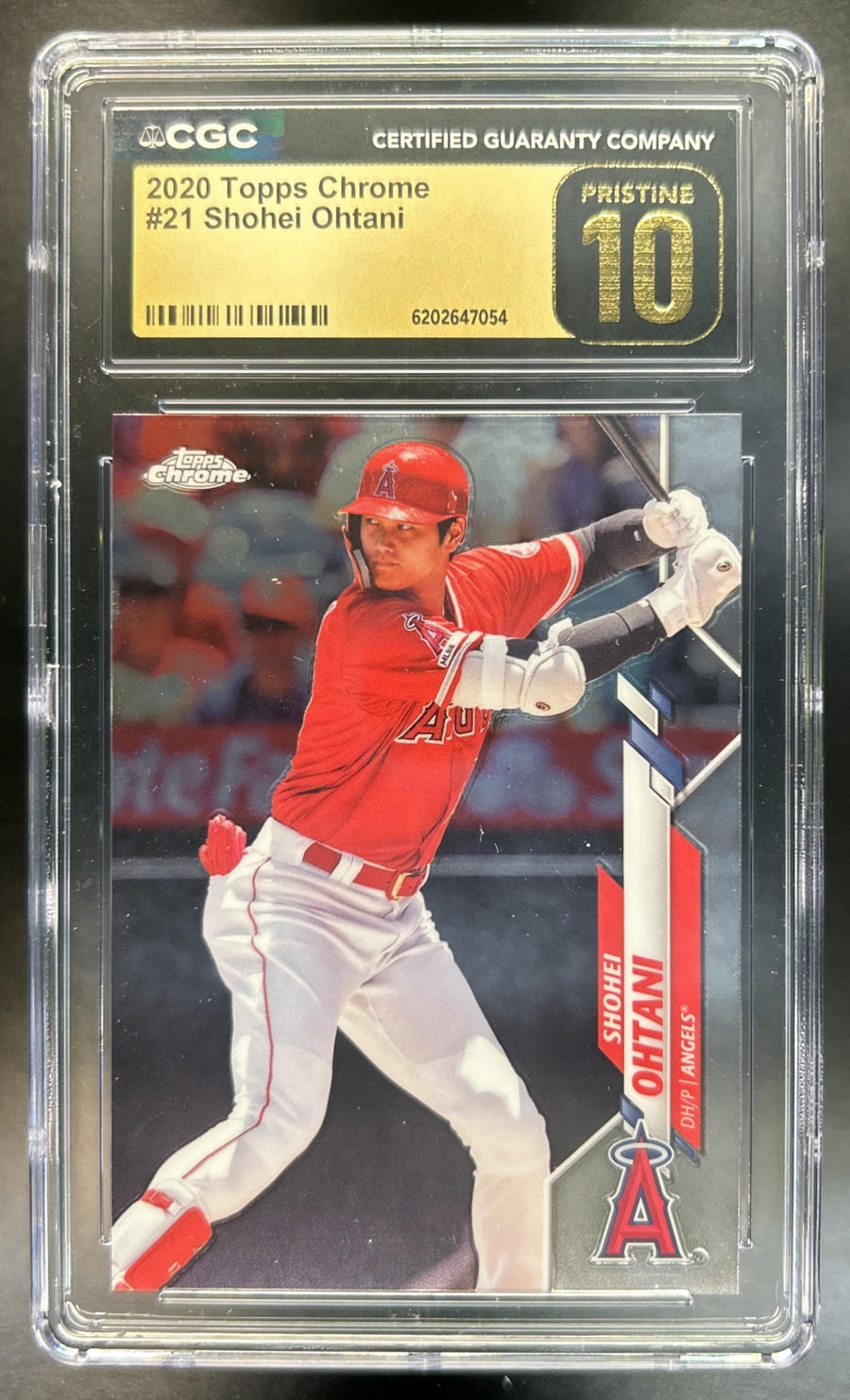 Shohei Ohtani 2020 Topps Chrome #21 Angels CGC Pristine 10