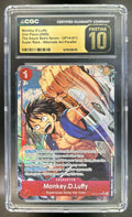 Monkey.D.Luffy Azure Sea's Seven #OP14-013 Super Rare Alternate Art CGC Pristine 10