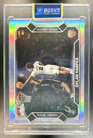 Dylan Harper 2025-26 Topps Chrome Update #MT-17 Moment In Time Refractor RC Spurs