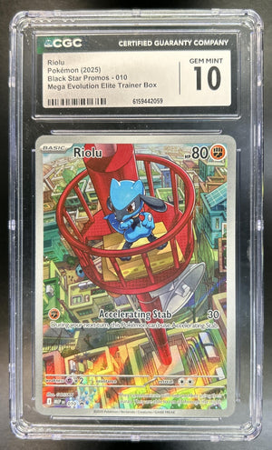 Riolu MEP Black Star Promos #010 CGC 10