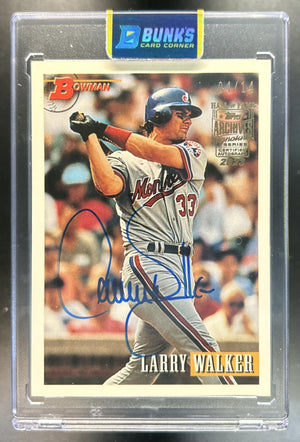 Larry Walker 1993 Bowman #100 Expos