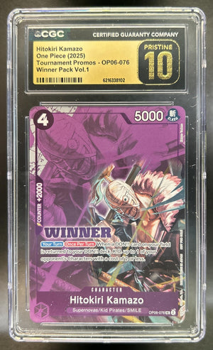 Hitokiri Kamazo Promo #OP06-076 Winner Pack Vol. 1 CGC 10