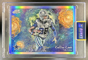 CeeDee Lamb 2025 Topps Cosmic Chrome #STN-18 Stars In The Night Cowboys