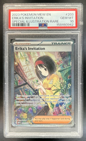 Erika's Invitation SV 151 #203/165 Special Illustration Rare PSA 10
