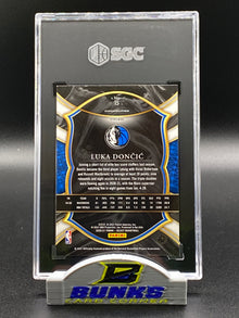 2020-21 Luka Doncic Red/White/Orange Shimmer Prizm SGC 10 (Box 15)