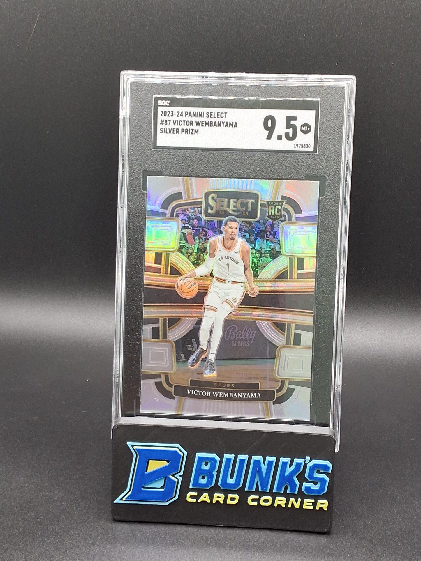 2023 Victor Wembanyama Silver Prizm SGC 9.5 (Box 24)
