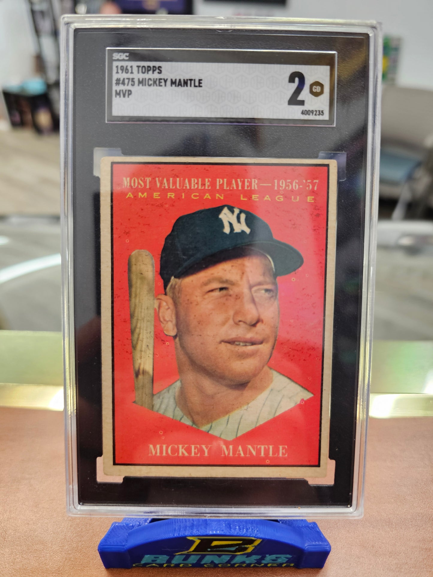 1961 Mickey Mantle Topps MVP