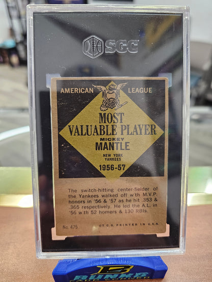 1961 Mickey Mantle Topps MVP