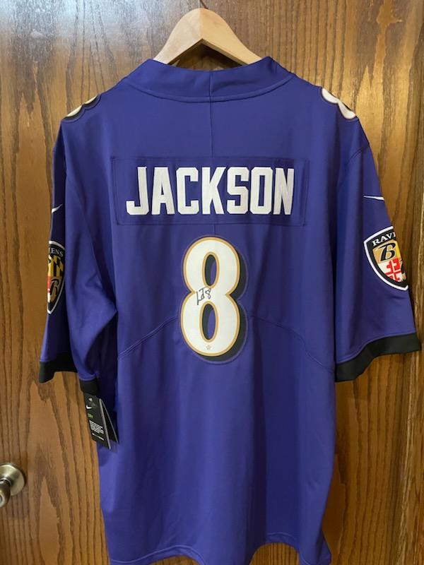 Lamar Jackson Autographed Ravens Jersey                  PAAS Certification