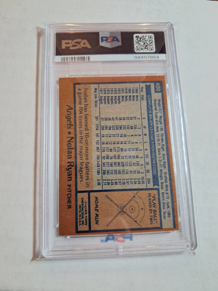 1978 TOPPS Nolan Ryan PSA 8