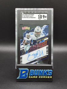 2022 Ezekiel Elliott Season Pass Autographed SCG 10/9 (Box 24)