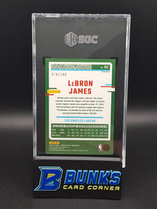 2023 LeBron James Lime Green Prizm SGC 10 (Box 24)