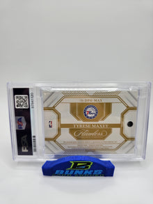 2022 Flawless Tyrese Maxey Dual Patches #5/20 PSA 9