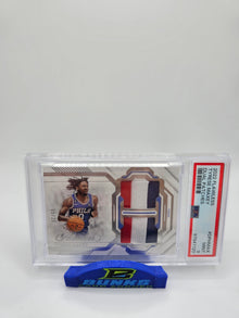 2022 Flawless Tyrese Maxey Dual Patches #5/20 PSA 9