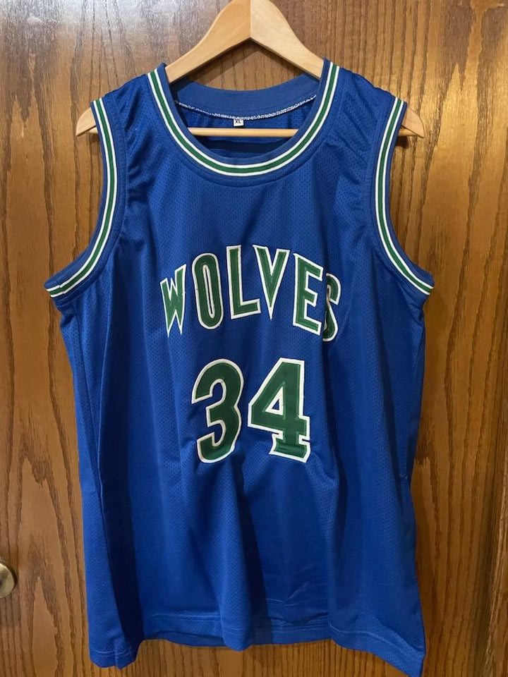 Isaiah Rider Autographed Minnesota Timberwolves Jersey (Throwback)