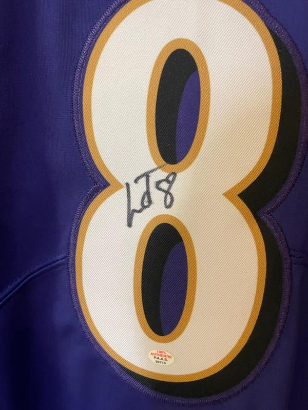 Lamar Jackson Autographed Ravens Jersey                  PAAS Certification