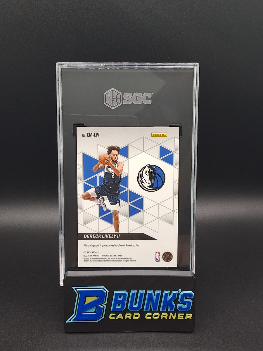 2023 Dereck Lively II College Autographed SGC 10