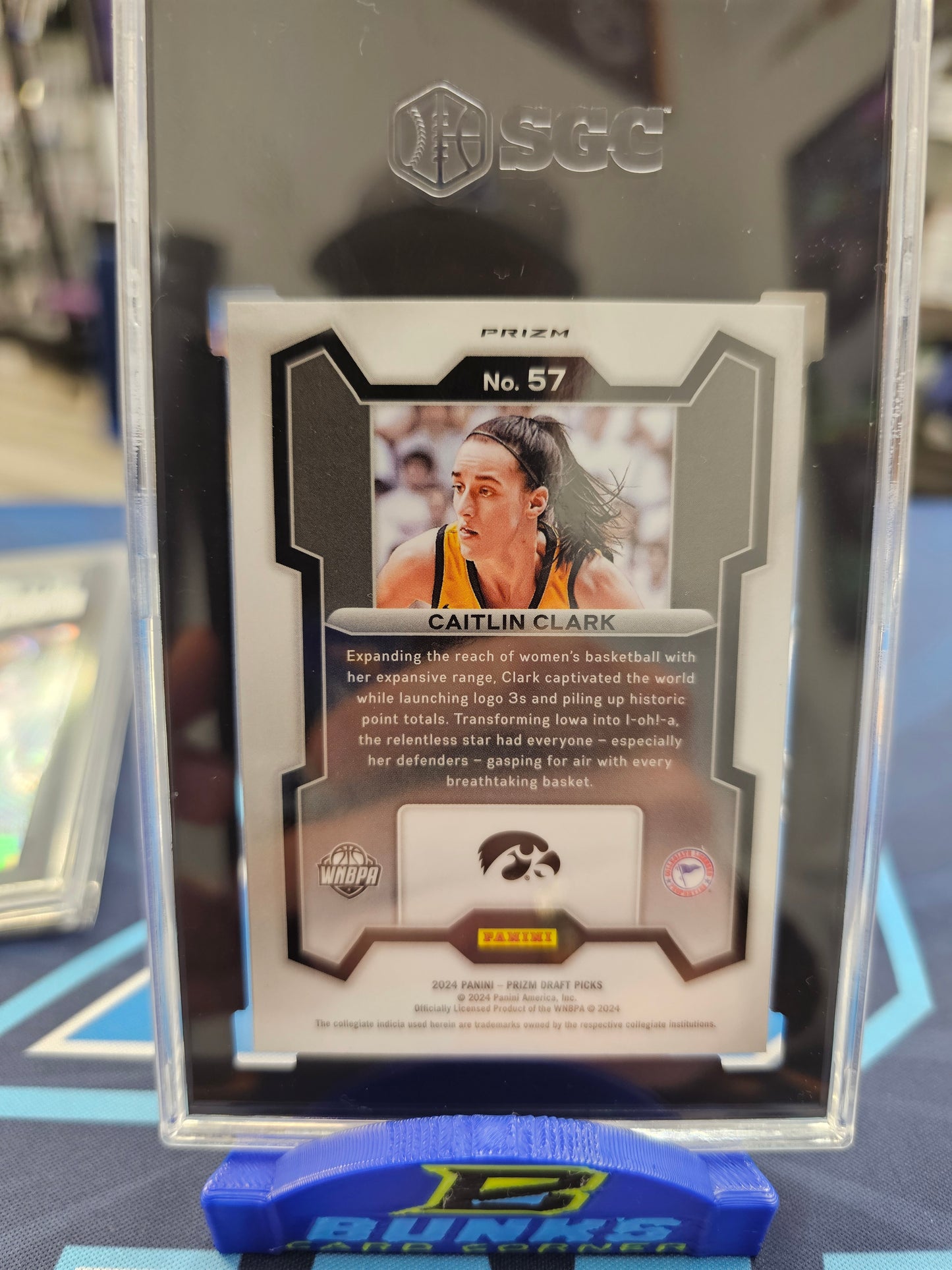 2024-25 Caitlin Clark Purple Wave Prizm RC 💎