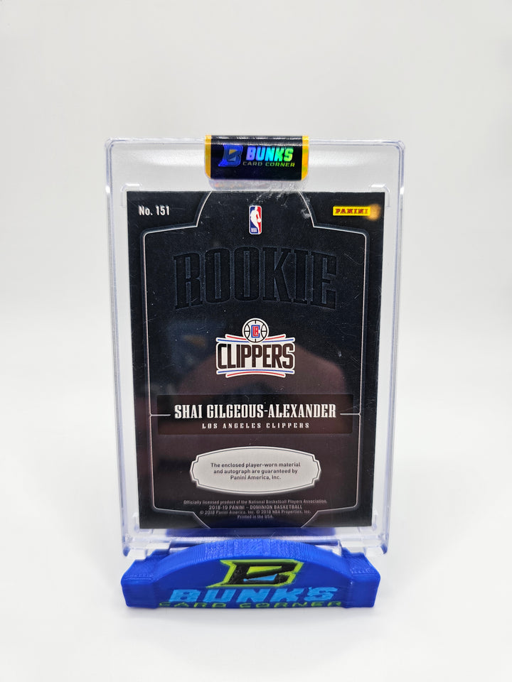 2018 Shai Gilgeous-Alexander Dominion Basketball RPA 🔥