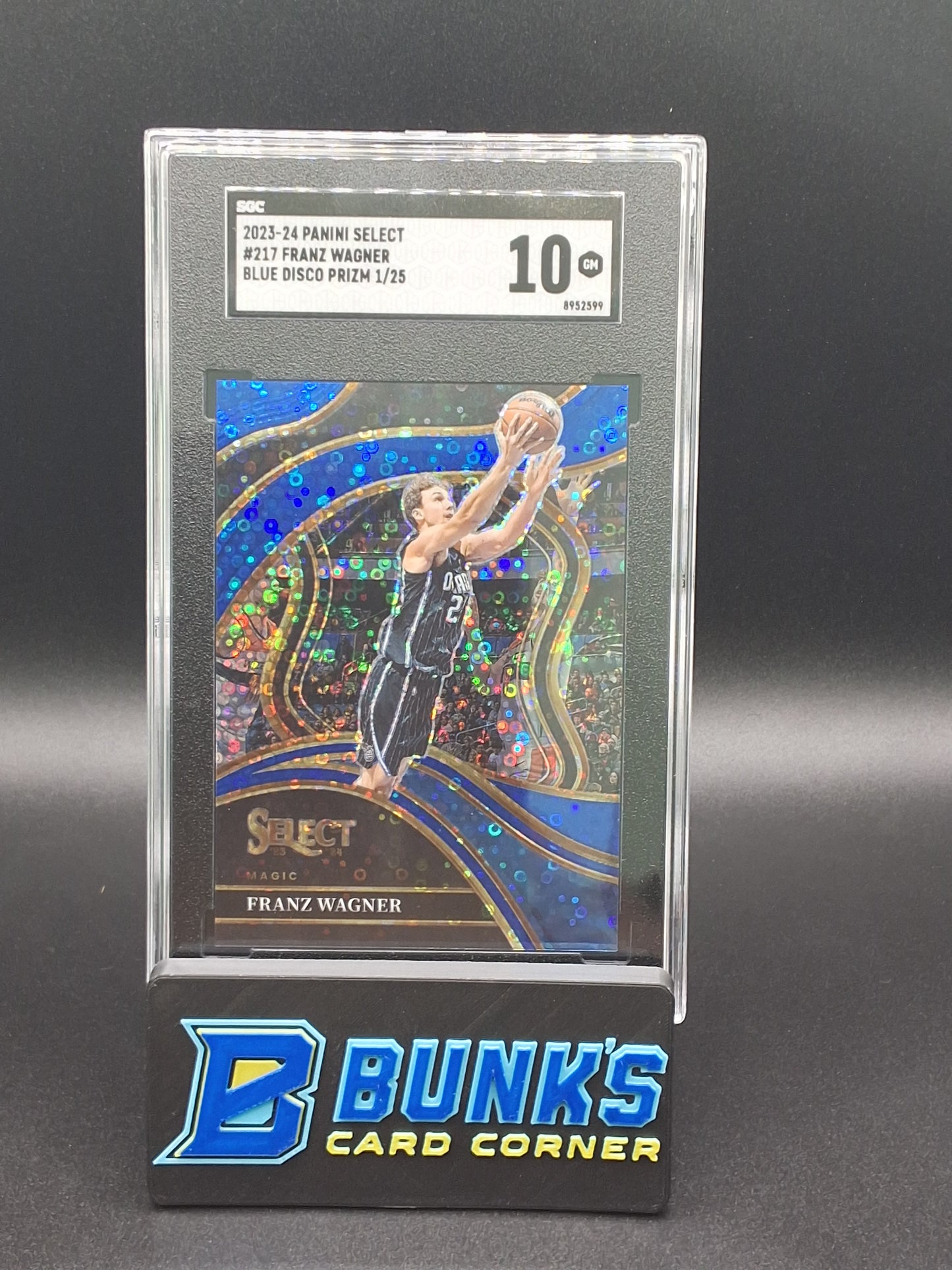 2023 Franz Wagner Blue Disco Prizm SGC 10 (Box 24)