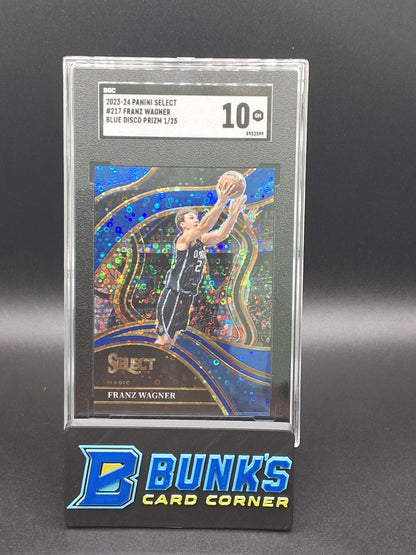 2023 Franz Wagner Blue Disco Prizm SGC 10 (Box 24)