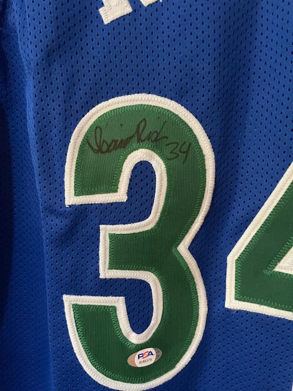 Isaiah Rider Autographed Minnesota Timberwolves Jersey (Throwback)