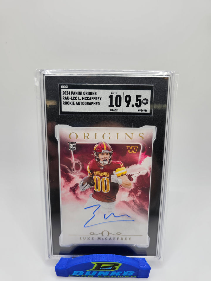 2024 Luke McCaffrey Origins RC SGC 10/9.5