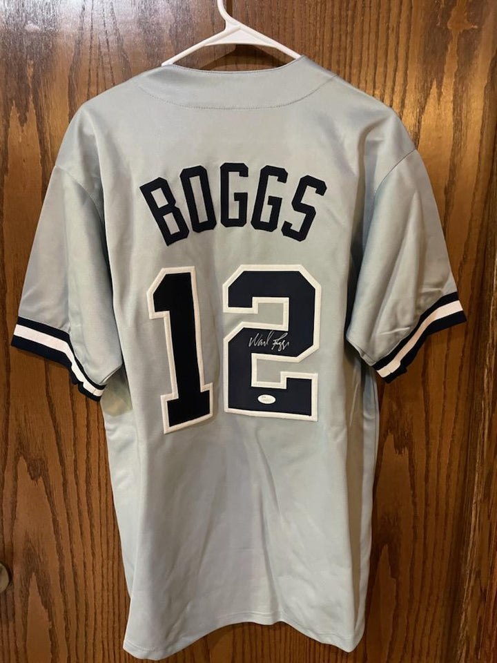 Wade Boggs Autographed Yankees Jersey